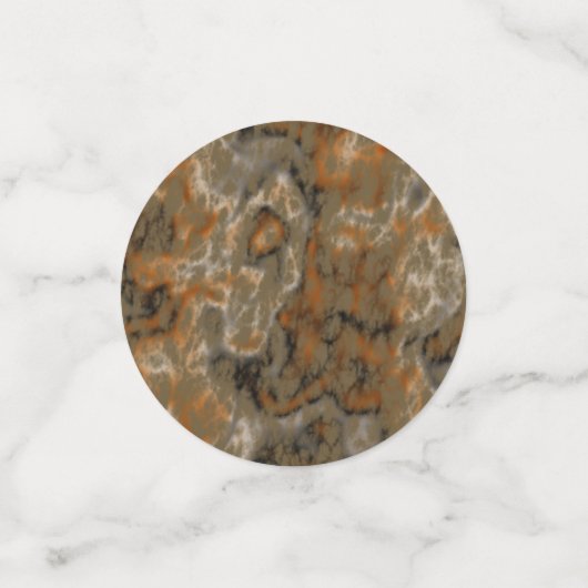Golden Olive Marble Confetti (Kleine voorkant)