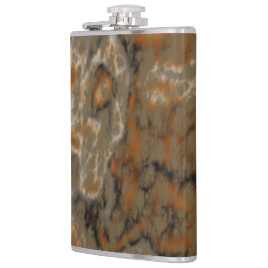 Golden Olive Marble Heupfles (Links)