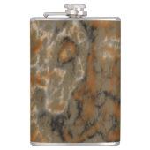 Golden Olive Marble Heupfles (Voorkant)
