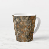 Golden Olive Marble Latte Mok (Rechterhoek)