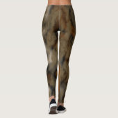 Golden Olive Marble Leggings (Achterkant)
