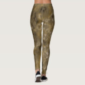 Golden Olive Marble Leggings (Achterkant)