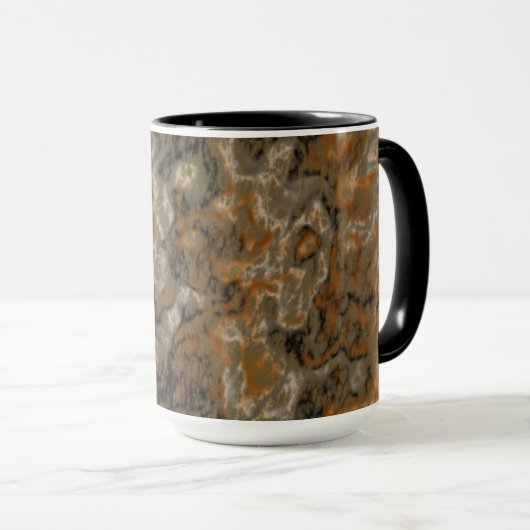 Golden Olive Marble Mok (Voorkant rechts)