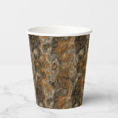 Golden Olive Marble Papieren Bekers (Achterkant)