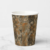 Golden Olive Marble Papieren Bekers (Links)