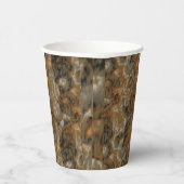 Golden Olive Marble Papieren Bekers (Rechts)