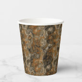 Golden Olive Marble Papieren Bekers (Voorkant)