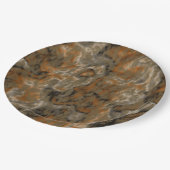 Golden Olive Marble Papieren Bordje (Gekanteld)