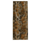 Golden Olive Marble Wijn Cadeautas (Achterkant)