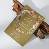 Golden Olive Vrijgezellenfeest | Rustic Boho Garde Kaart