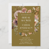 Golden Olive Vrijgezellenfeest | Rustic Boho Garde Kaart (Voorkant)