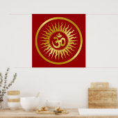 Golden Om Design Poster (Keuken)