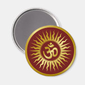 Golden Om Magneet (Voorkant / Achterkant)