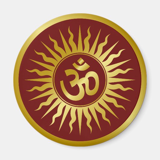 Golden Om Magneet (Voorkant)