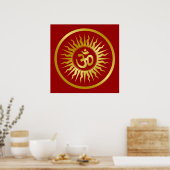 Golden Om Poster (Keuken)