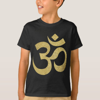 Golden Om Spiritueel Sybol Yoga Meditation Ohm T-shirt