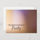 Golden Ombré, de moderne partij voor de opwarming Uitnodiging Briefkaart (Voorkant / Achterkant)