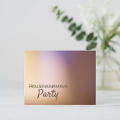 Golden Ombré, de moderne partij voor de opwarming Uitnodiging Briefkaart (Staand voorkant)