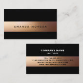 Golden Ombré, Modern Visitekaartje (Voorkant / Achterkant)