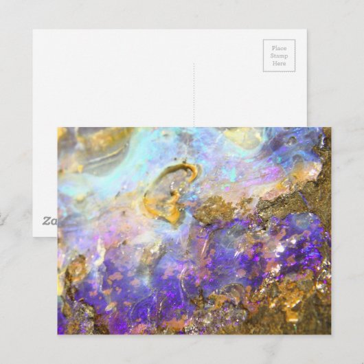 Golden Opal Briefkaart (Voorkant / Achterkant)