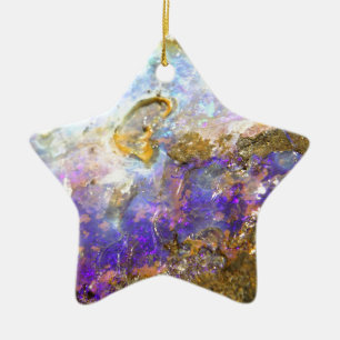 Golden Opal Keramisch Ornament