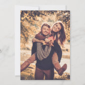 Golden Orange Sunset Fireflies Country Wedding Save The Date (Achterkant)