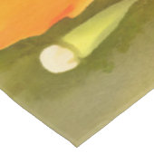 Golden Oranje Californië papavery acrylverf Tafelkleed (Gekanteld)