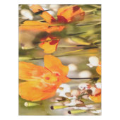 Golden Oranje Californië papavery acrylverf Tafelkleed (Voorkant)