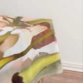 Golden Oranje Californië papavery acrylverf Tafelkleed (Voorbeeld)