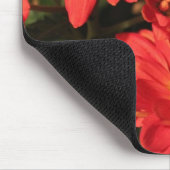 Golden, oranje dagerbloemen. muismat (Hoek)