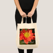 Golden, oranje dagerbloemen. tote bag (Voorkant (product))