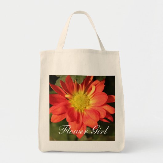 Golden, oranje dagerbloemen. tote bag (Voorkant)