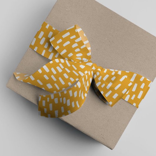 Golden Oranje Dashing Grosgrain Ribbon Lint