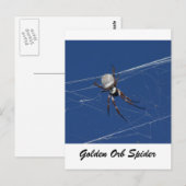 Golden Orb Spider Briefkaart (Voorkant / Achterkant)