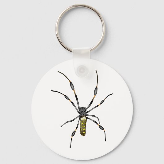 Golden Orb Spider Sleutelhanger (Voorkant)