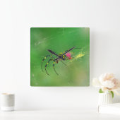 Golden Orb Weaver Spider Wall klok (Huis)