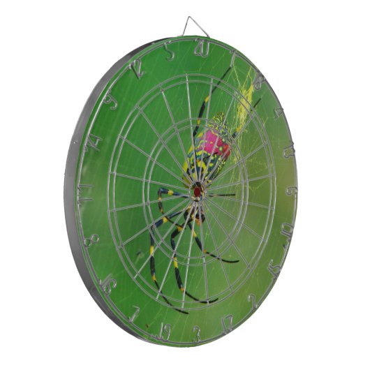 Golden Orb Weaver Spin Dart Board Dartbord (Voorkant Links)