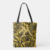 Golden Orbit Bloom   Tote Bag (Achterkant)