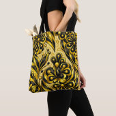 Golden Orbit Bloom   Tote Bag (Dichtbij)