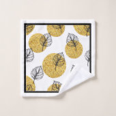 Golden Orbs Bad Handdoek (Wasdoekje)