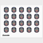 Golden Orchard Delight Ronde Sticker (Vel)