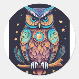 Golden Orchard Delight Ronde Sticker