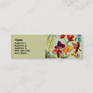 Golden Orchid-profielkaart Mini Visitekaartje