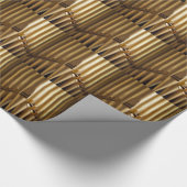 Golden orgaanbuizen cadeaupapier (Hoek)