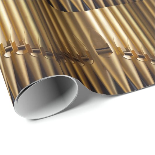 Golden orgaanbuizen cadeaupapier (Rol Hoek)