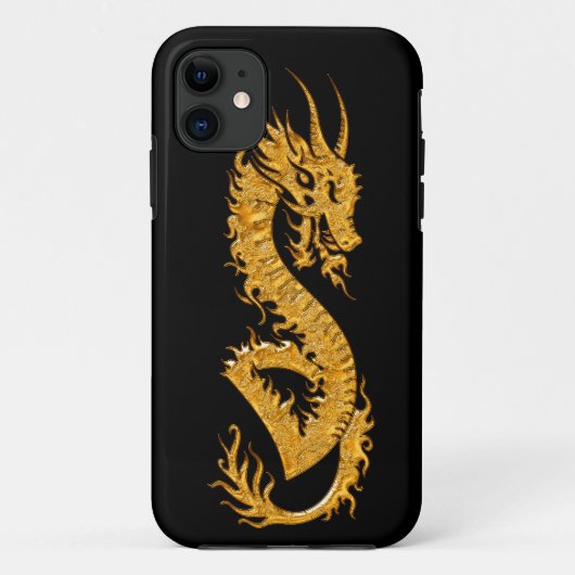 Golden oriental dragon 02 Case-Mate iPhone case (Achterkant)