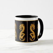 Golden oriental dragon 02 mok (Voorkant rechts)