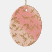Golden Origami Crane Keramisch Ornament (Rechts)