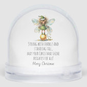 Golden Ornament Fairy  Sneeuwbol (Achterkant)