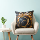 Golden Ornament Glamour Throw Pillow Kussen (Stoel)